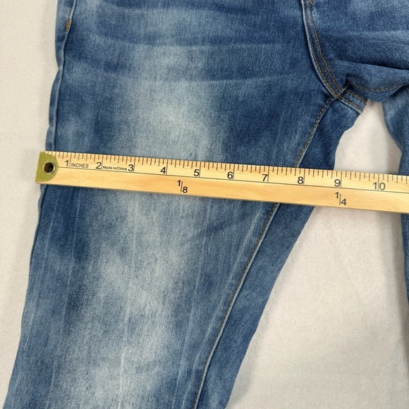 V 1969 Italia Skinny Cropped Jeans Womens Size 26/2 Light Medium Blue Mid Rise - Picture 10 of 14